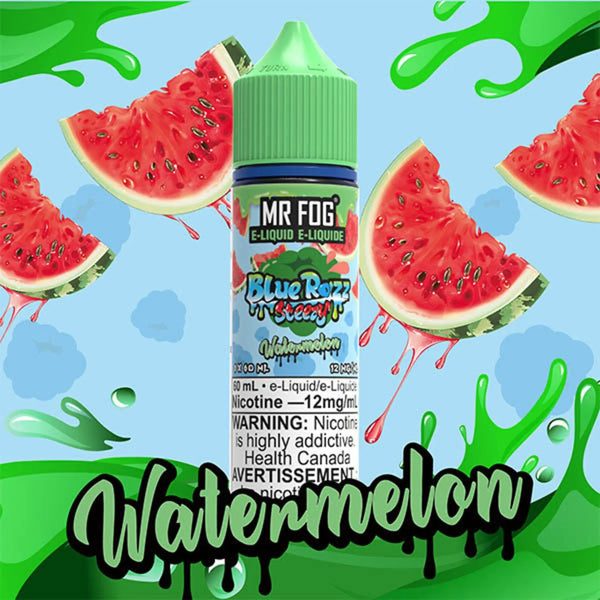 Mr. Fog Blue Razz Steezy Watermelon Freebase E-Liquid